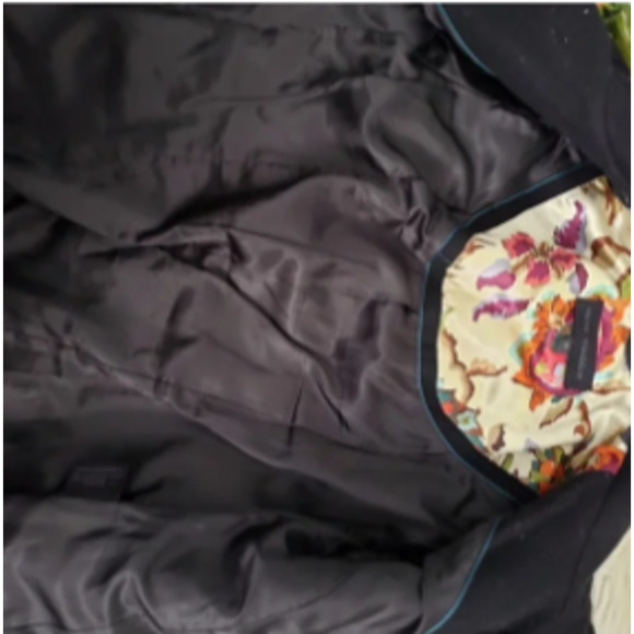 STEVE MADDEN button black wool peacoat 6 - Picture 2 of 4